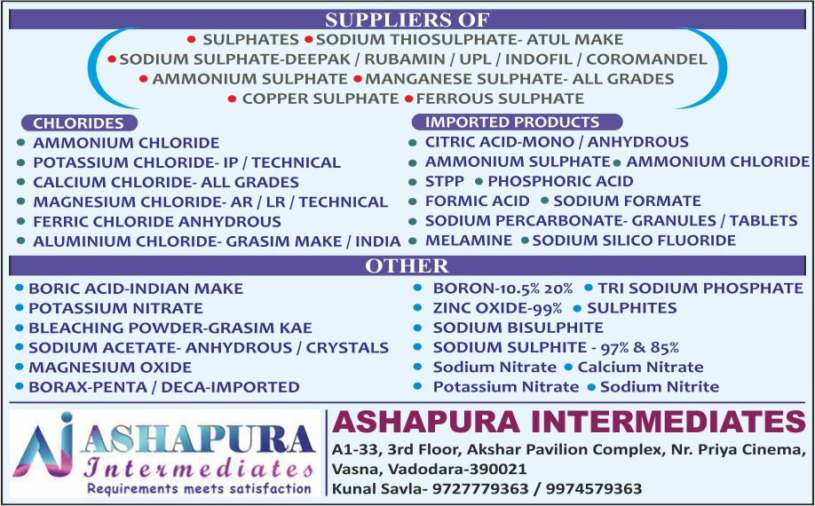 ASHAPURA INTERMEDIATES